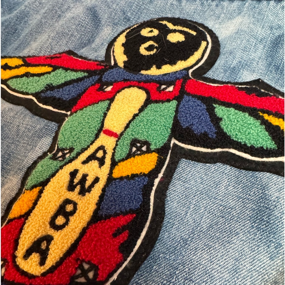 Levi’s reconstructed jacket by high end designer that fits Jewel. Size 7